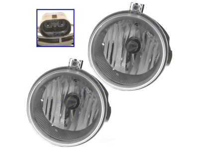 Halogen Fog Lights; Clear (08-10 Challenger)