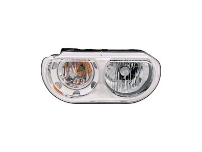 Headlights Depot Halogen Headlight; Driver Side (08-14 Challenger)