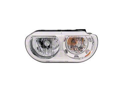 Headlights Depot Halogen Headlight; Passenger Side (08-14 Challenger)