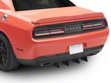 HDPE Rear Diffuser V2; Matte Black (15-23 Challenger)