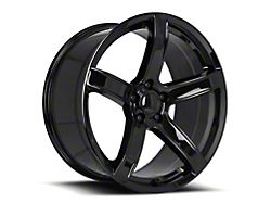 Hellcat HC2 Replica Gloss Black Wheel; 20x9.5; 15mm Offset (08-23 RWD Challenger, Excluding Widebody)