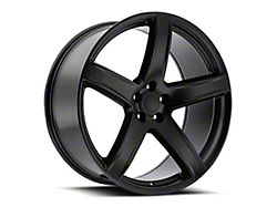 Hellcat HC2 Replica Satin Black Wheel; Rear Only; 22x10.5; 27mm Offset (08-23 RWD Challenger, Excluding Widebody)