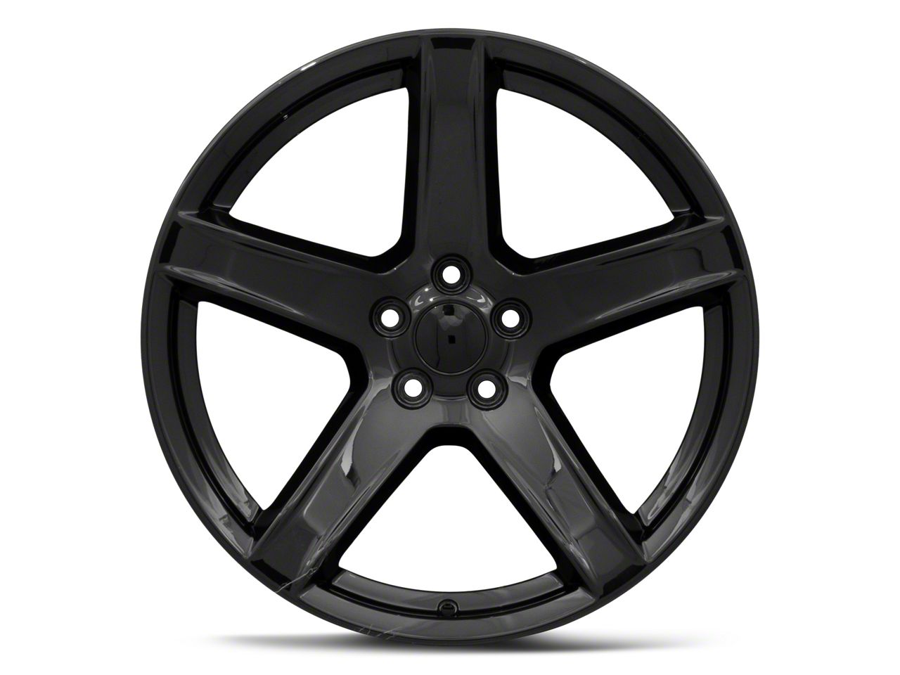 Challenger Hellcat HC2 Style Gloss Black Wheel; Rear Only