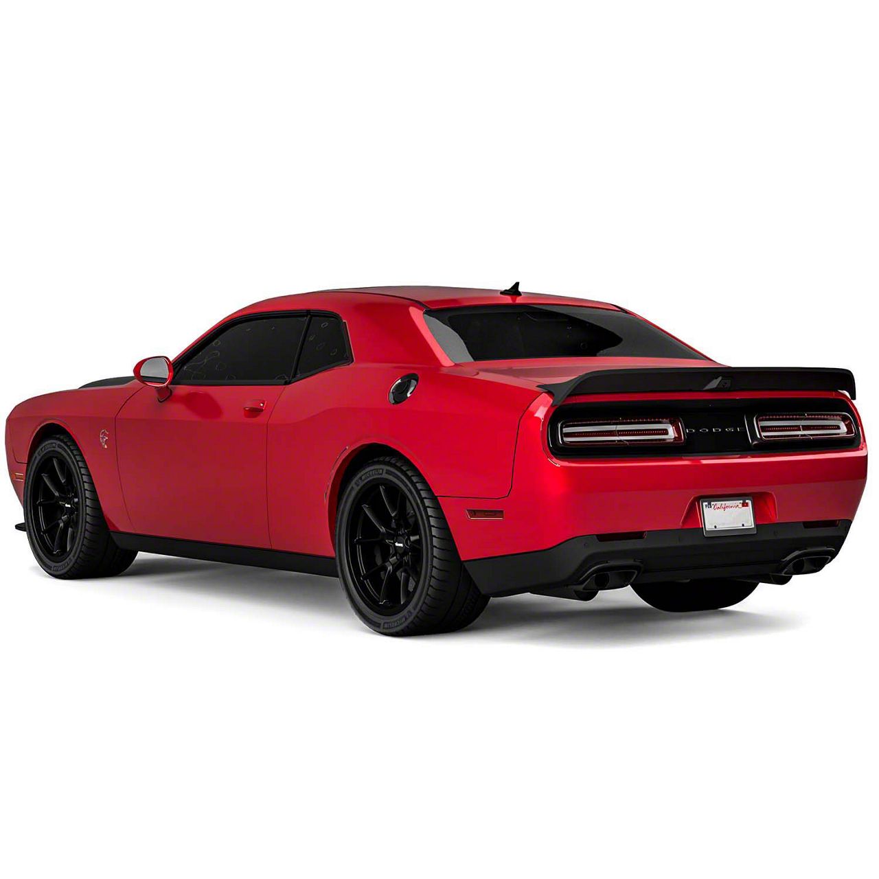 Matte Black Rear Spoiler For 2008-2023 Dodge Challenger Hellcat Redeye – With Camera Hole