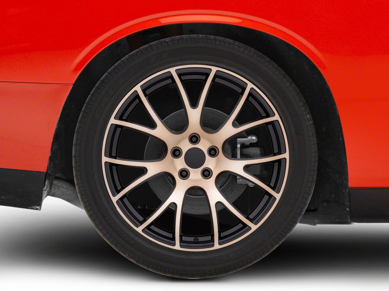 Challenger Hellcat Style Black Bronze Wheel; 20x9; 20mm Offset (08-23 ...