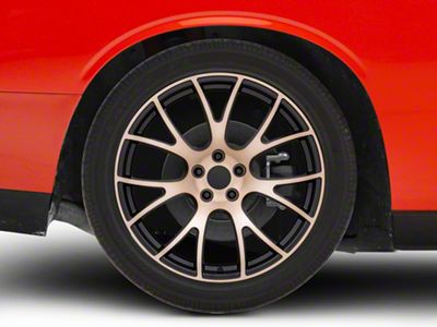 Hellcat Style Black Bronze Wheel; 20x9 (08-23 Challenger, Excluding SRT Demon, SRT Hellcat & SRT Jailbreak)
