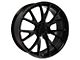 Hellcat Style Black Chrome Wheel; Rear Only; 20x10 (08-22 RWD Challenger)