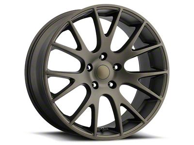 Hellcat Style Bronze Wheel; Rear Only; 20x10.5 (08-23 RWD Challenger, Excluding SRT Demon)