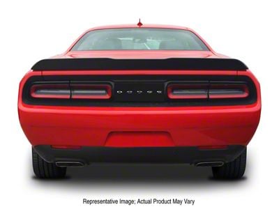 Hellcat Style Flush Mount Rear Deck Spoiler; Header Orange (08-23 Challenger)