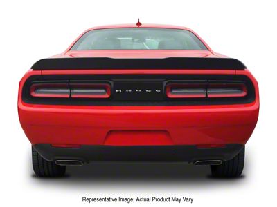 Hellcat Style Flush Mount Rear Deck Spoiler; Maximum Steel (08-23 Challenger)