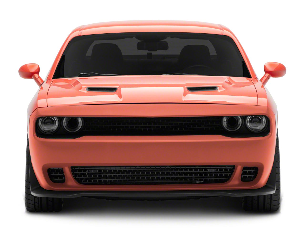 トップス challenger Challenger Hellcat Style Front Bumper Lip Chin Spoiler (15-23