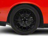 Hellcat Style Gloss Black Wheel; Rear Only; 20x10; 18mm Offset (08-23 RWD Challenger)