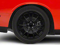 Hellcat Style Gloss Black Wheel; Rear Only; 20x10; 18mm Offset (08-23 RWD Challenger)