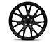 Hellcat Style Gloss Black Wheel; Rear Only; 20x10 (08-23 RWD Challenger)
