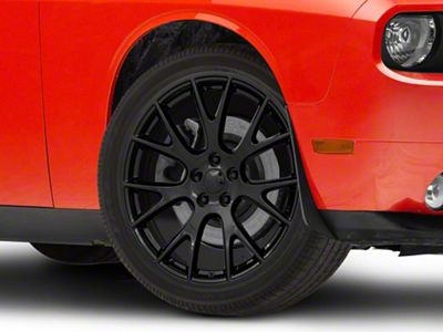 Hellcat Style Gloss Black Wheel; 20x9.5; 15mm Offset (08-23 RWD Challenger, Excluding SRT Demon)