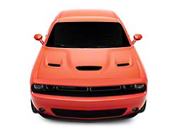 Hellcat Style Hood with Air Vent Scoop; Unpainted (08-23 Challenger)