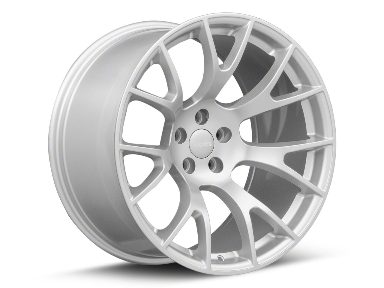 Challenger Hellcat Widebody Style Matte Silver Wheel; 20x11; -2.5mm ...
