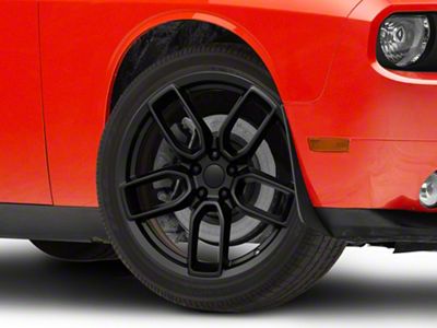 Hellcat Widebody Style Satin Black Wheel; 20x9.5; 15mm Offset (08-23 RWD Challenger, Excluding SRT Demon)