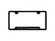 HEMI Powered License Plate Frame; Black (Universal; Some Adaptation May Be Required)