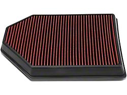 High Flow Drop-In Panel Dry Air Filter; Red (11-18 Challenger)