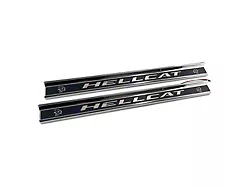 Illuminated Door Sill Plate Covers; White (15-23 Challenger SRT Demon, SRT Hellcat, SRT Jailbreak)