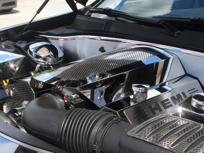 Challenger Illuminated Perforated Plenum Cover; Green (09-23