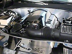 Illuminated Perforated Plenum Cover; Red (09-23 5.7L HEMI Challenger)
