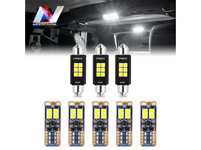 Interior LED Bulb Kit; Pure White (08-23 Challenger)