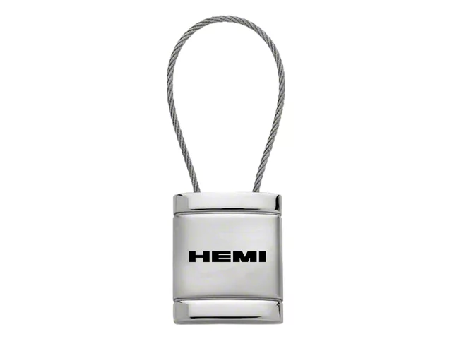 HEMI Satin-Chrome Cable Key Fob