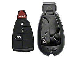 Keyless Entry Remote Case; Black (09-10 Challenger)