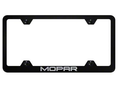 MOPAR Laser Etched Wide Body License Plate Frame (Universal; Some Adaptation May Be Required)
