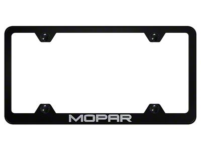 MOPAR Laser Etched Wide Body License Plate Frame (Universal; Some Adaptation May Be Required)