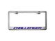License Plate Frame with CHALLENGER Lettering; Dark Blue Solid (Universal; Some Adaptation May Be Required)