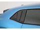 Louvered Quarter Window Covers; Carbon Fiber Look (08-23 Challenger)