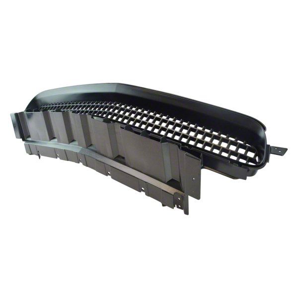 Front Bumper Lower Grille – Textured Black Plastic – Fits 2011-2014 Dodge Challenger – Honeycomb Style – Replaces 68109841AA H1036129