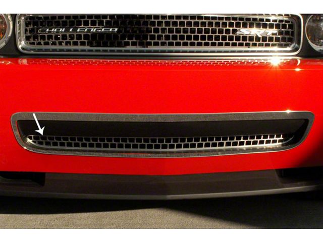 Lower Grille Overlay; Brushed (08-10 Challenger)