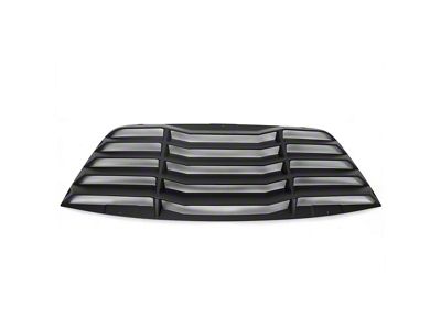 LV Style Rear Window Louvers; Unpainted (08-23 Challenger)