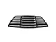 LV Style Rear Window Louvers; Unpainted (08-23 Challenger)