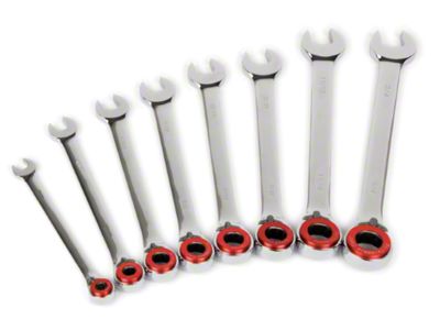 Magnetic Ratcheting Wrench; 8-Piece Set