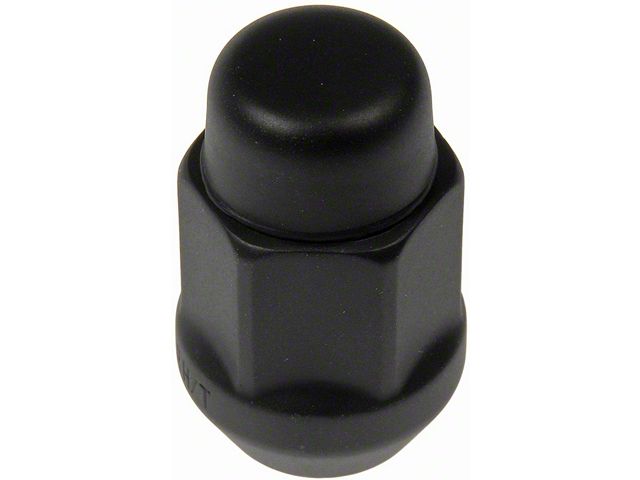 Matte Black Acorn Wheel Lug Nuts; M14x1.50; Set of 21 (08-23 Challenger)