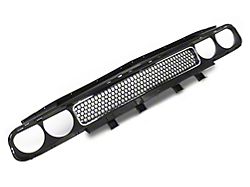 Mesh Upper Replacement Grille; Black (08-14 Challenger)