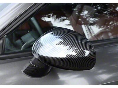Mirror Covers; Carbon Print (08-23 Challenger)