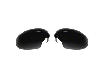 Mirror Covers; Gloss Black (08-23 Challenger)