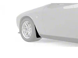 Mud Flaps; Front and Rear; Satin Black Ice Vinyl (15-23 Challenger SRT Hellcat, Excluding Widebody)
