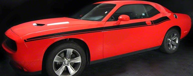 美品 希少 CHALLENGER 19SS ORIGINAL STRIPE Challenger New R/T Style Side Stripes; Gloss Black (19-23