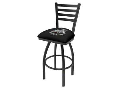 NHRA Hot Rod 30-Inch Swivel Bar Stool; Black Wrinkle