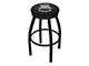 NHRA Hot Rod 36-Inch Swivel Bar Stool; Black Wrinkle