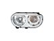 OE Certified Replacement Halogen Headlight; Chrome Housing; Clear Lens; Passenger Side (08-14 Challenger w/ Factory Halogen Headlights)