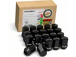OEM Factory Style Black Lug Nut Kit; M14 x 1.5; Set of 20 (08-23 Challenger)