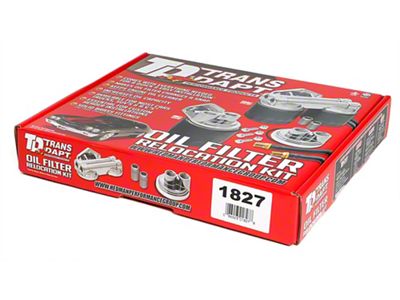 Oil Filter Relocation Kit with 90-Degree Bypass and Horizontal Ports; 22mm x 1.50 Threads (09-21 3.5L, 5.7L HEMI Challenger, Excluding Scat Pack)